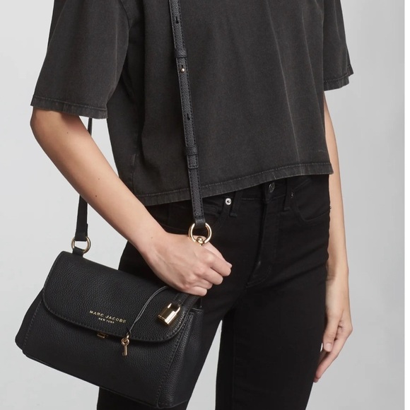 NWT! New! Marc Jacobs Boho Grind Shoulder Bag - Black - Picture 2 of 16